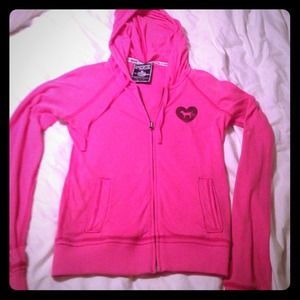 Victoria's Secret Pink lightweight zip up hoodie