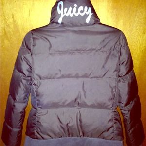 80% down 20% feather puffer Juicy Couture jacket
