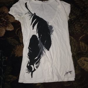 Feather tee shirt