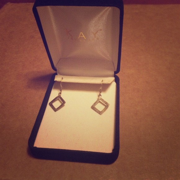 Kay jewelers square earrings