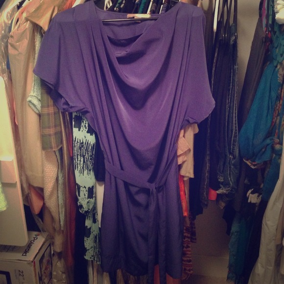 Purple cocktail dress