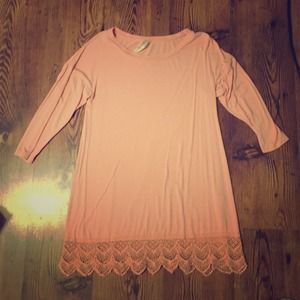 Pink Lace Tunic