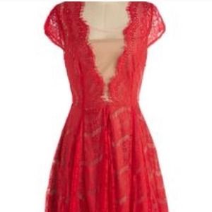 Red Lace Dress