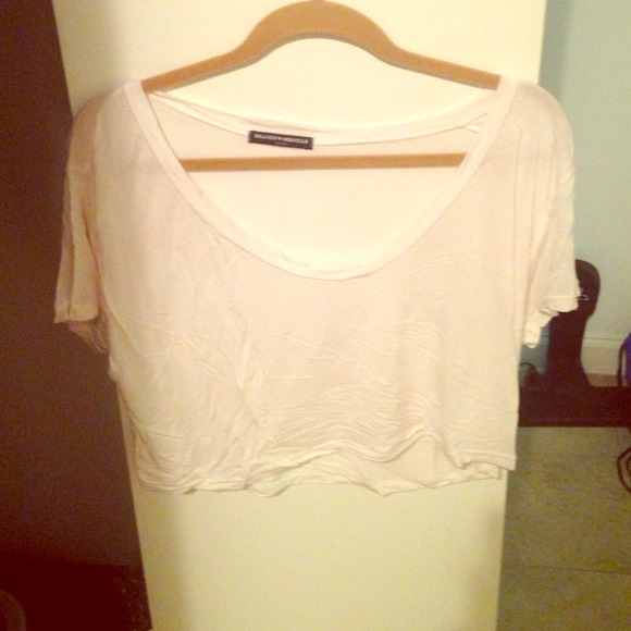 Brandy white crop top