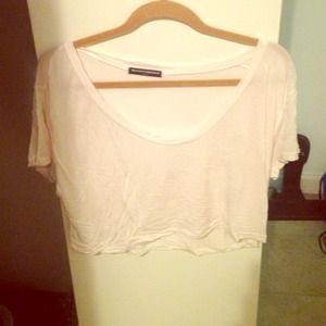 Brandy white crop top