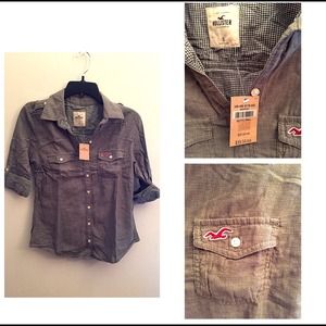🚫 SOLD🚫🌱Army green button down👔👔