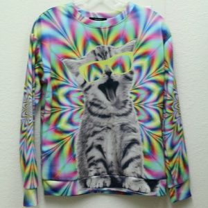 Kaleidoscope Kitten Sweatshirt