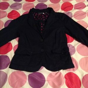 Navy blue blazer