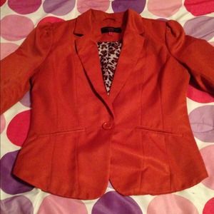 Burnt orange blazer