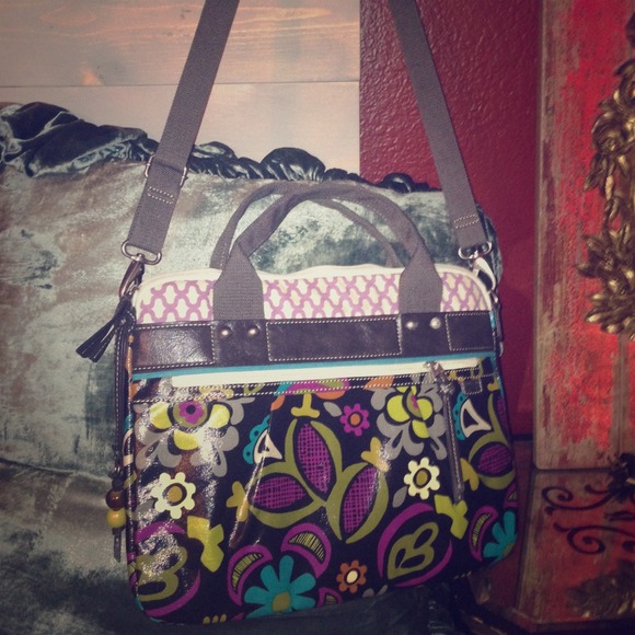 Fossil laptop side bag