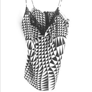 Dolce &Gabbana black and white camisole