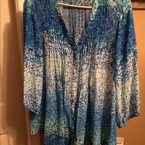 New with tag. Sheer XL NY Collection Blouse.