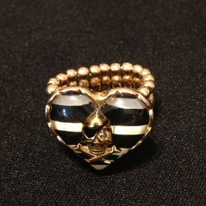 Betsey Johnson Pirate Skull Ring