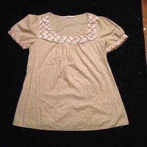 Tan loose top