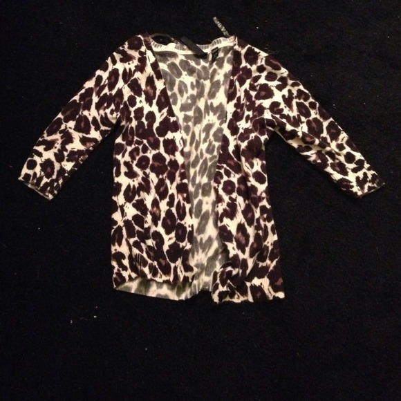 Cheetah print sweater