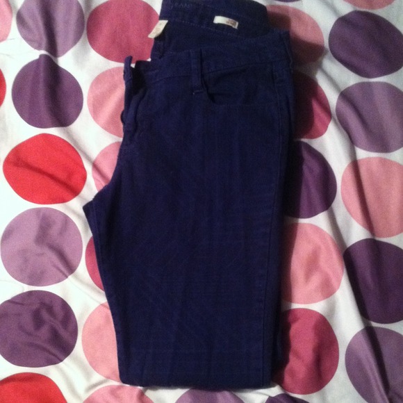 Navy blue jeans
