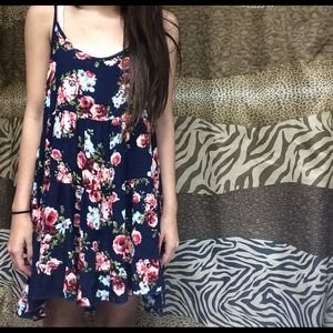 Hi low floral dress