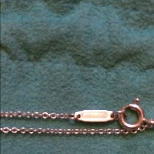 Tiffany & Co. 17" chain authentic