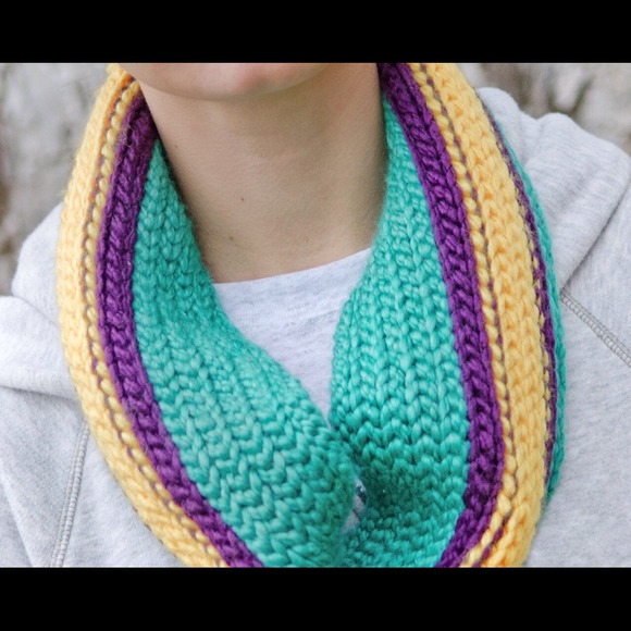 Beautiful Handmade Multi-Color Infinity Scarf