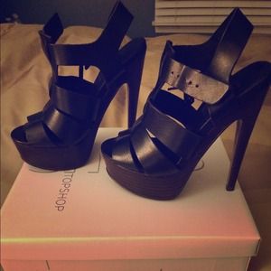 TopShop Liberty Black Heels