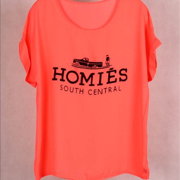 New Neon Orange Tee $18