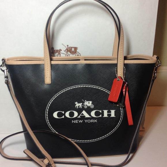Coach Handbags - NWT Coach Metro Horse Carriage Tote Bag