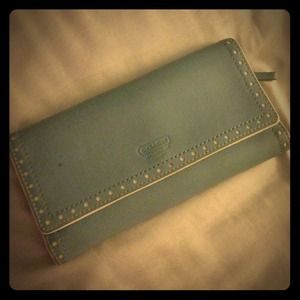 Coach trifold wallet