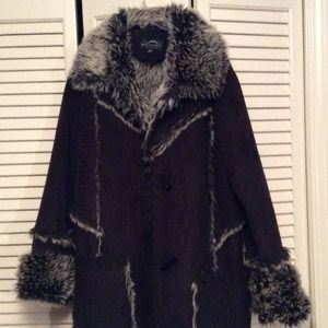 Suede coat