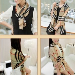 SALE New & packaged Elegant Plaided scarves