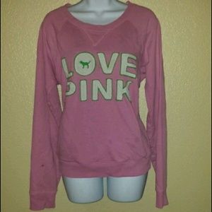 VS Pink crewneck sweatshirt - L