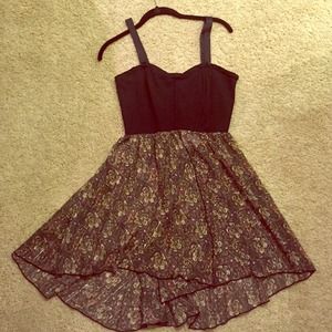 Free People black comb dress