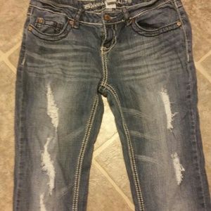 Blue asphalt jeans