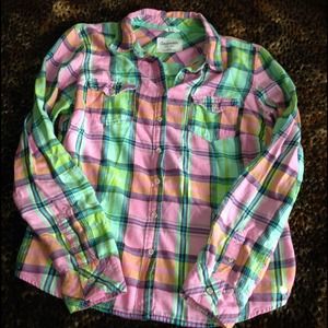 Pastel Plaid Areo Long Sleeve