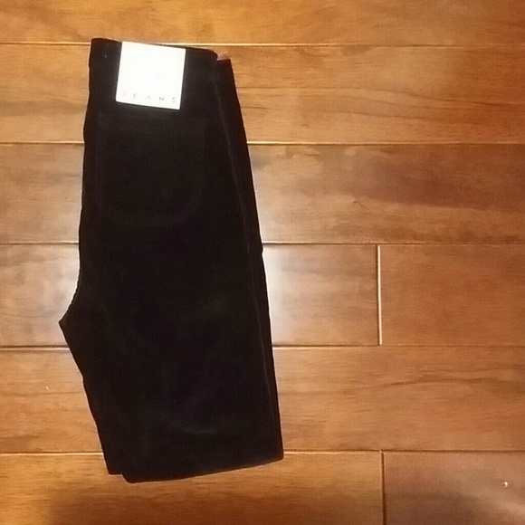 american apparel velvet easy jeans black