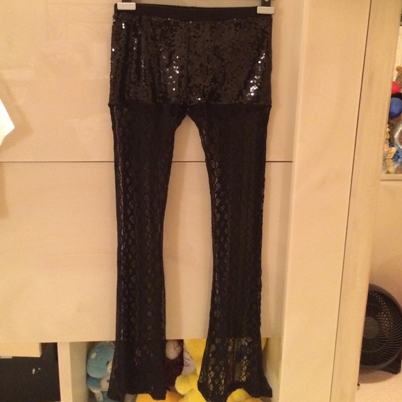 Lace & Sequins Leggings