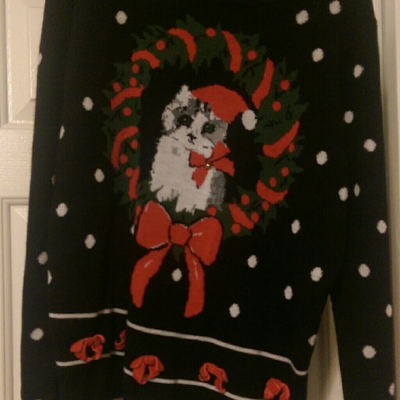 Ugly Xmas Sweater! You've got to be kitten me!