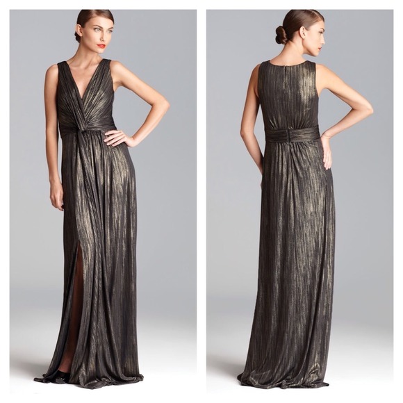 bronze evening gowns