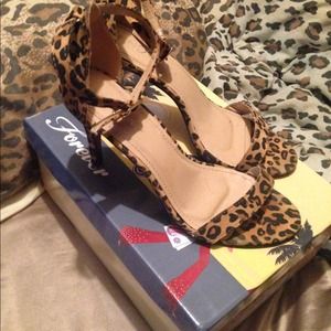 Leopard Heels
