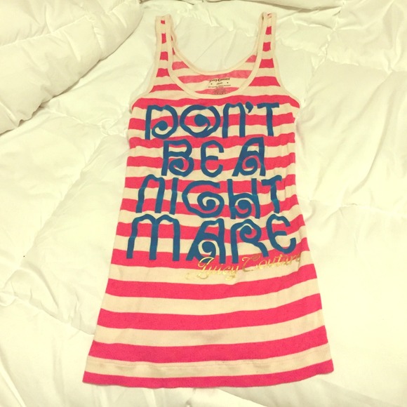 Juicy Couture pajama tank top