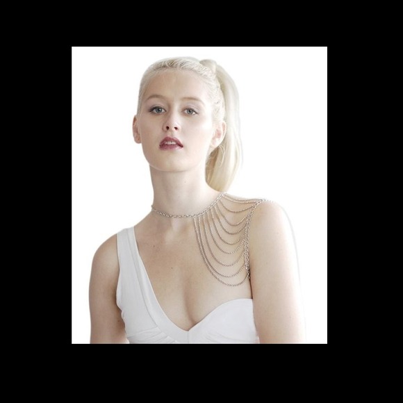 New Silver Body Chain of the shoulders. - Picture 1 of 4