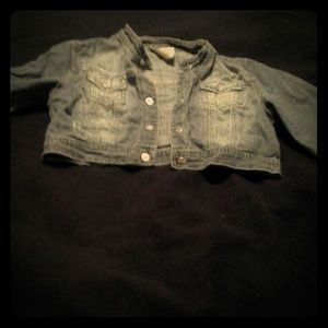 JEAN HALF JACKET CROPPED