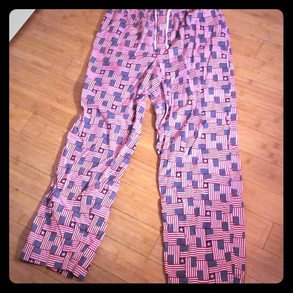 American flag sleeping pants