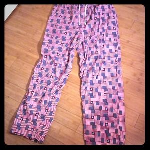 American flag sleeping pants