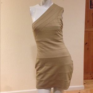 Express Golden Dress