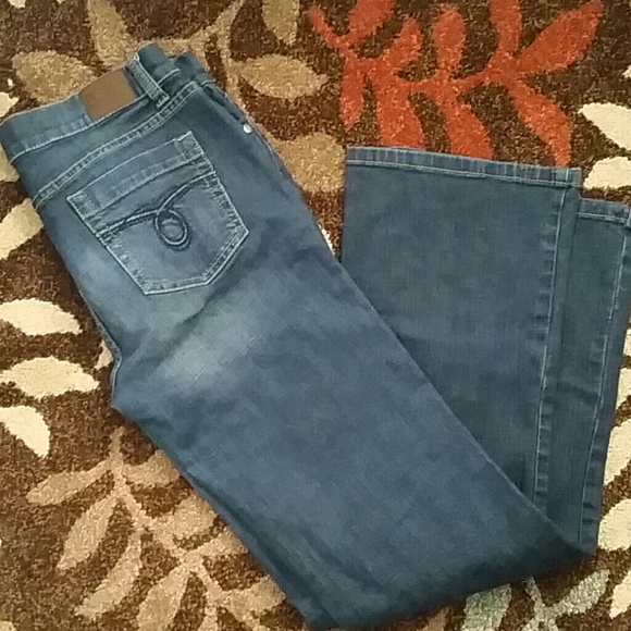 BCBG WOMENS BOOT CUT JEANS