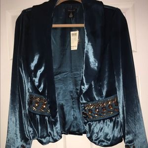 Arden B brushed velvet jacket NWT!!