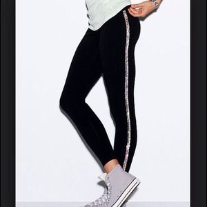 Victoria's Secret leggings with silver sequins