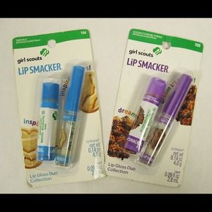 LIMITED 2 Set Girl Scout Cookies Lip Gloss Topper