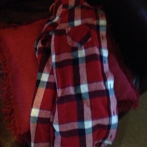 Red white and blue shirt dress, small