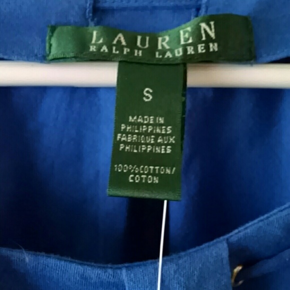 NWT Ralph Lauren Small soft cotton blue T-shirt - Picture 2 of 4
